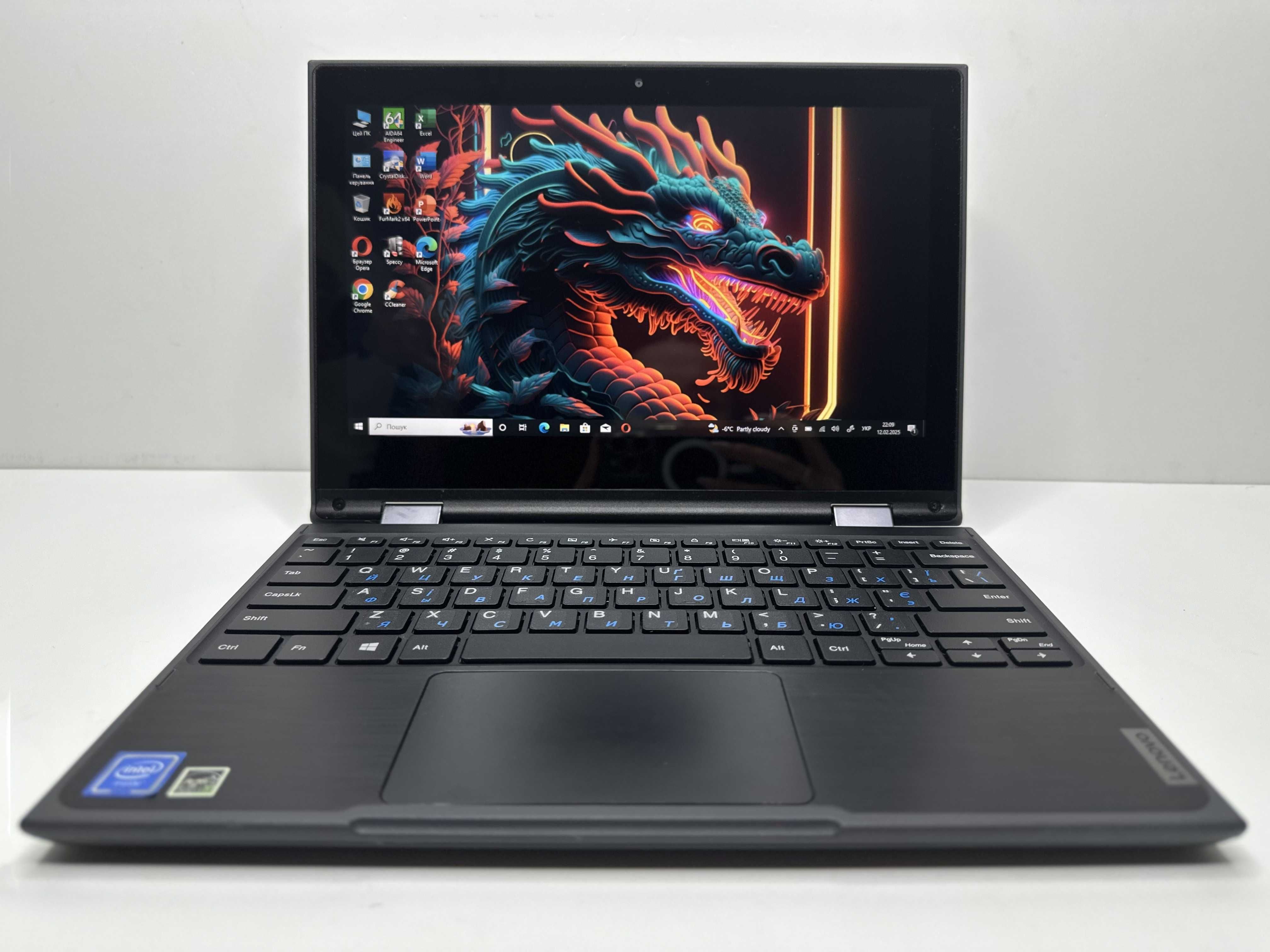 Lenovo Thinkpad 300E 2 gen 2in1, N4100, 4Gb, 16Gb+256Gb, Сенсорний