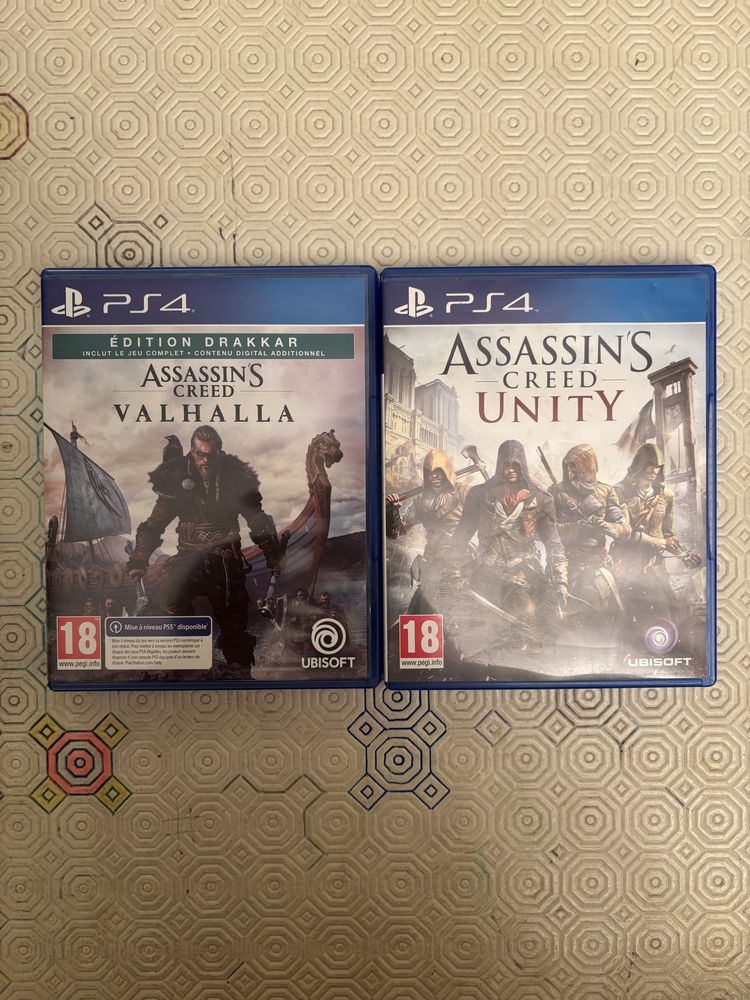 Coleção de jogos PS4