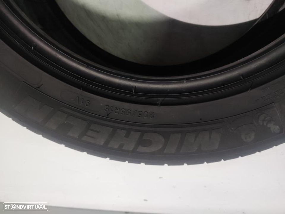 2 pneus semi novos 205-55r16 michelin - oferta dos portes 85 EUROS