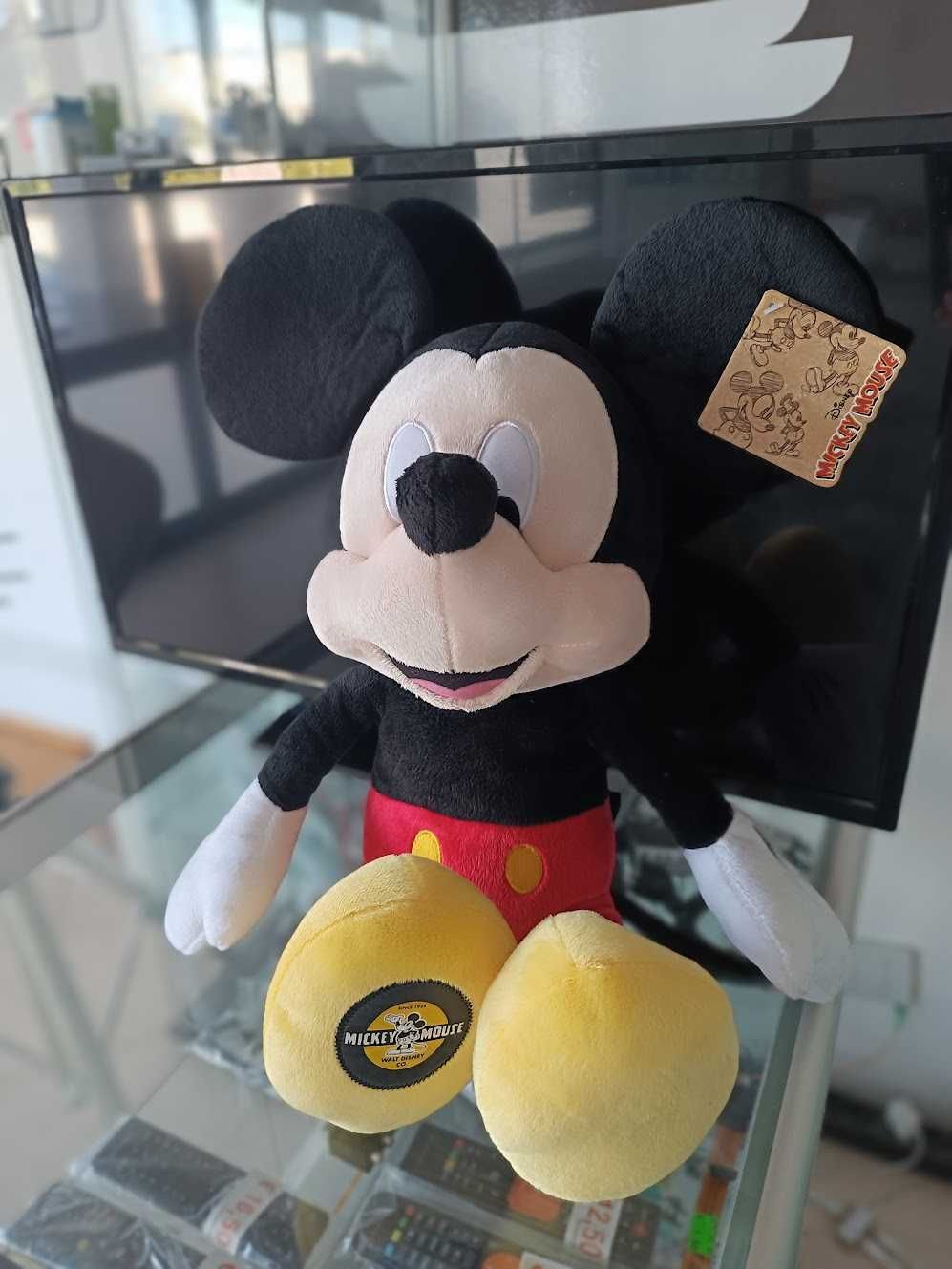 Peluche Disney Mickey Mouse Edição 90 anos 45cm