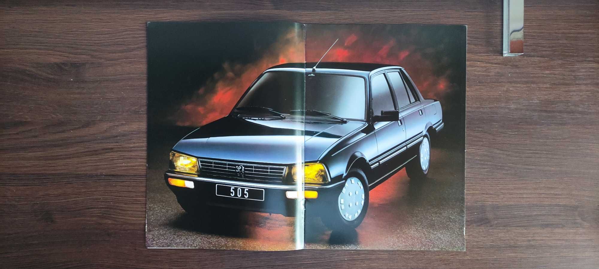 Prospekt Peugeot 505