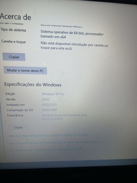 Computador Portatil Acer