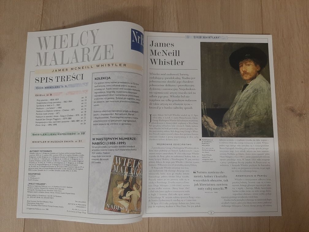 James McNeill Whistler nr 12 - Wielcy malarze