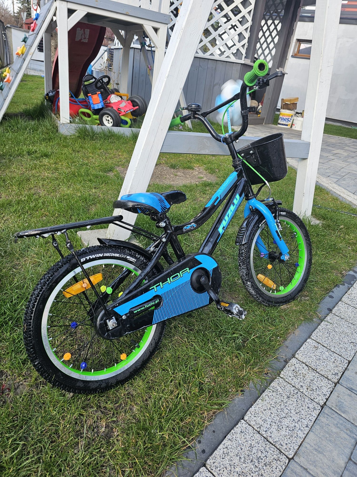 Rowerek fuzlu  THOR BIKE 14 PROWADNIK