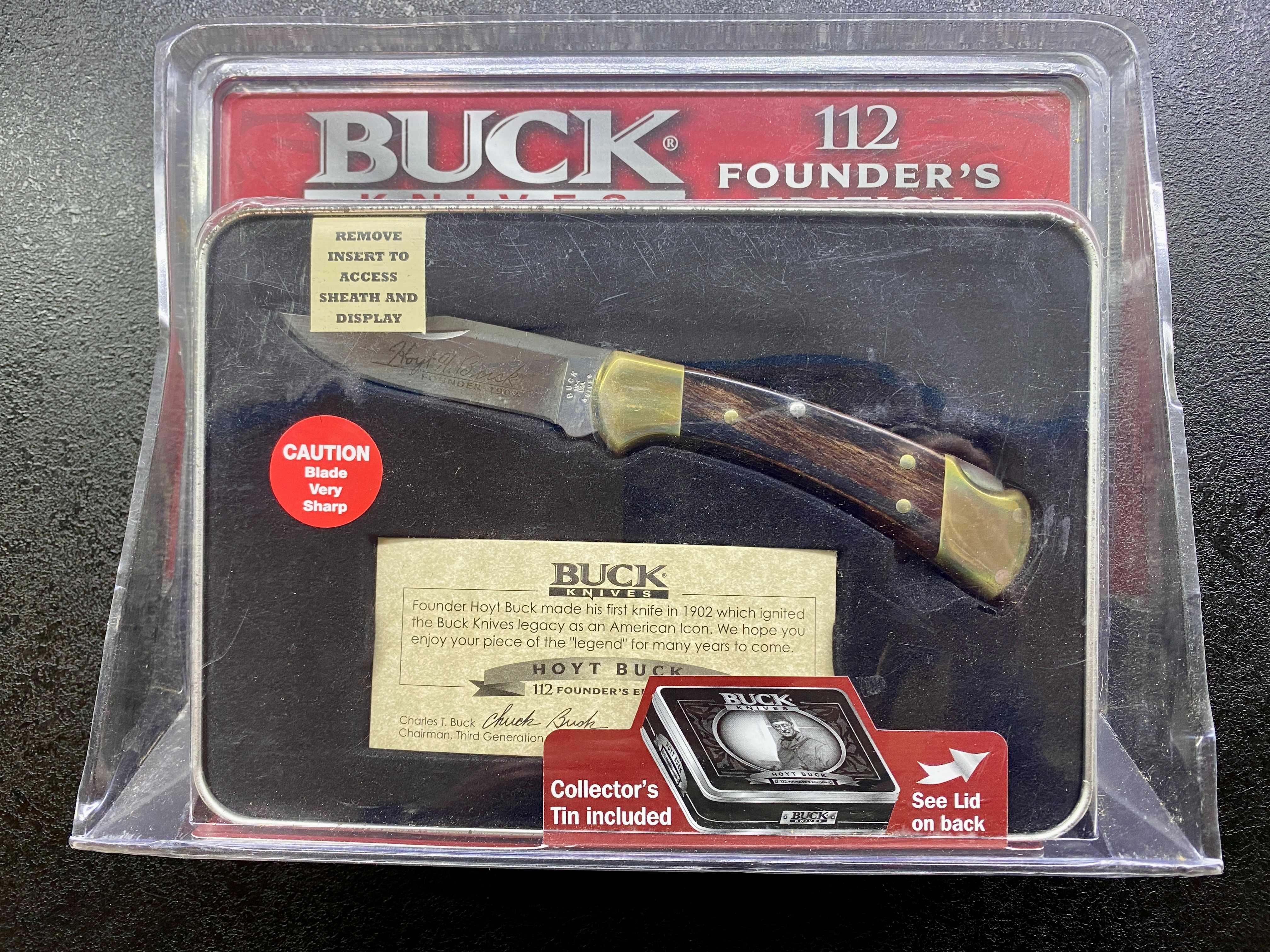Ніж Buck 112 Founder's Edition - Hoyt Buck, 2006 р.в. США