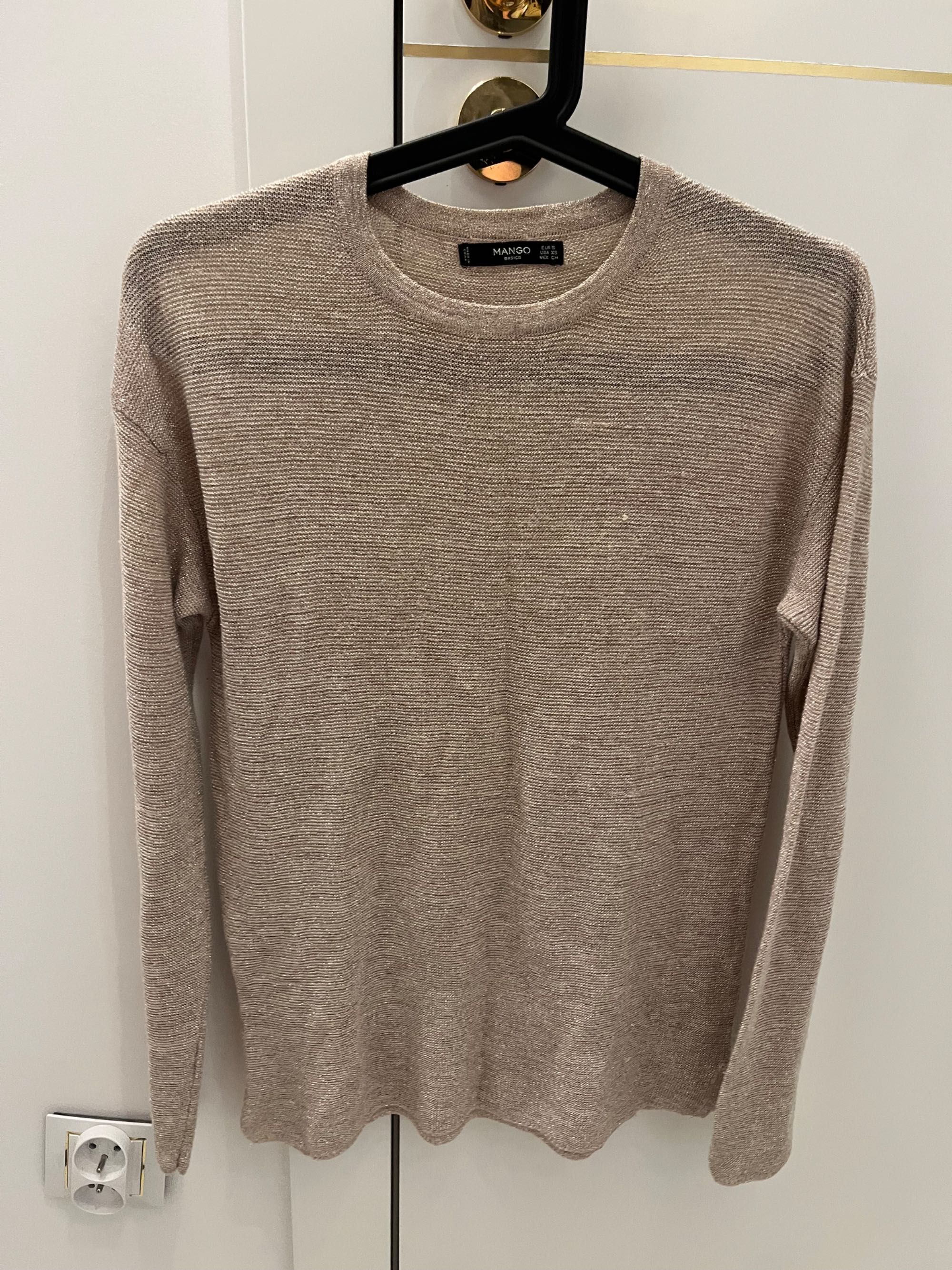 Beżowy sweter Mango rozm. S