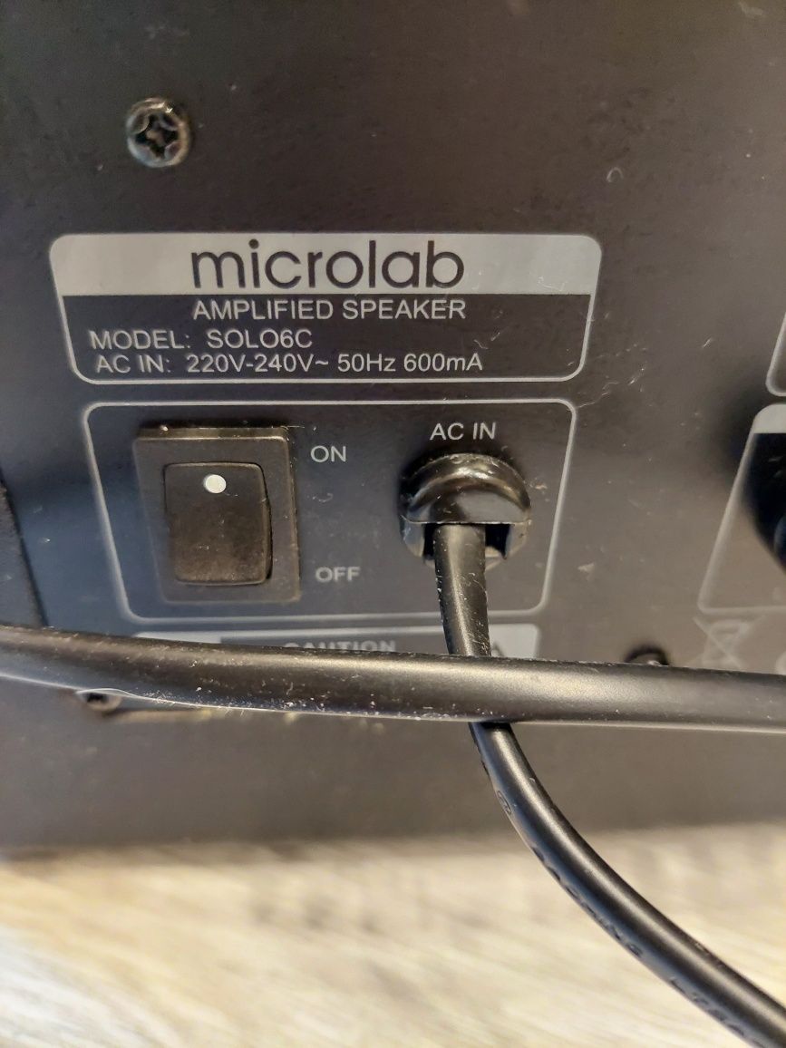 Głośniki Microlab solo 6c drewniana obudowa