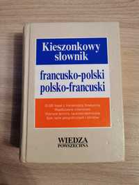 Kieszonkowy słownik francusko-polski polskofrancuski wiedza powszechna