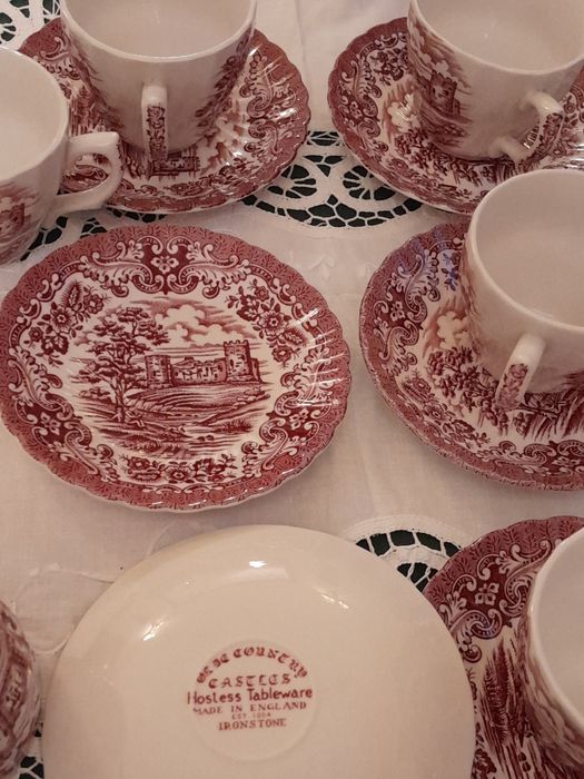 Serviço de chá Merrie Olde England Ironstone (inglês)