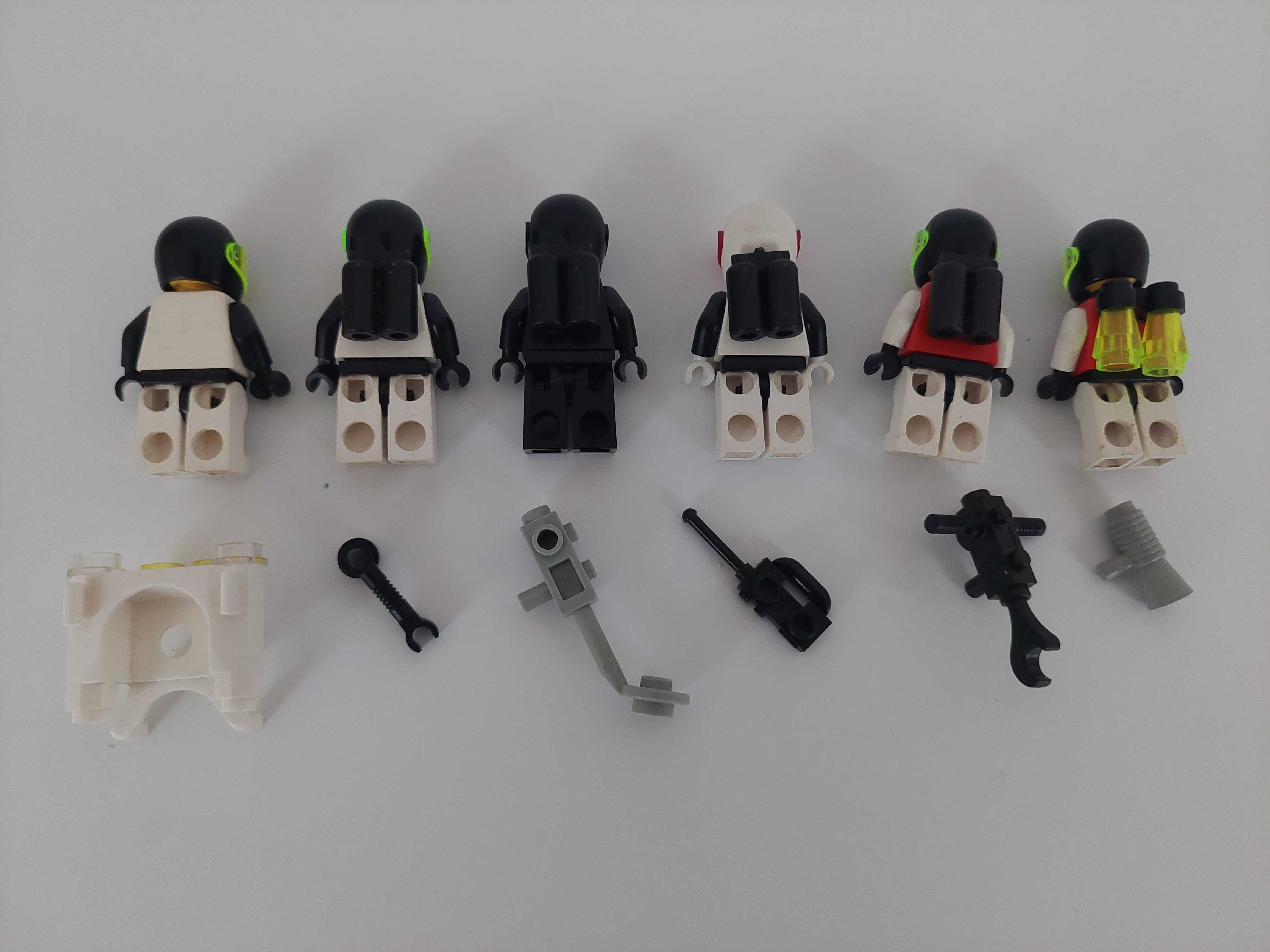 Lego 6704 Minifigure Pack - Blacktron M:Tron Space Police 1991 kompl.
