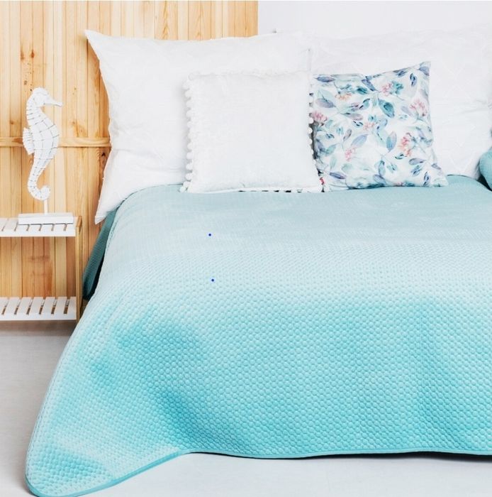 Narzuta Siesta 240x260 home&you turkusowa