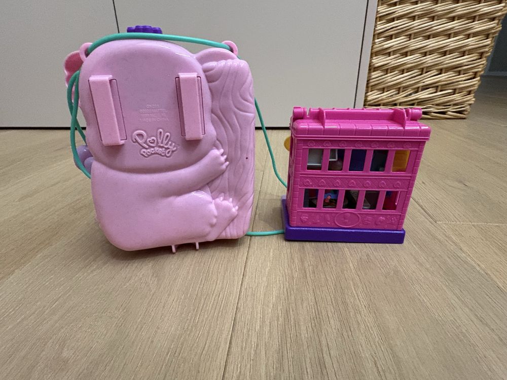 Polly pocket torebka koala i domek polly pocket