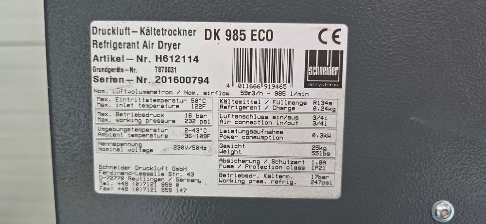 Kompresor śrubowy Schneider Air Master