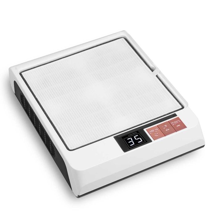 NOWY Pochłaniacz pyłu do paznokci kasetowy Clavier Biały Filtr Hepa