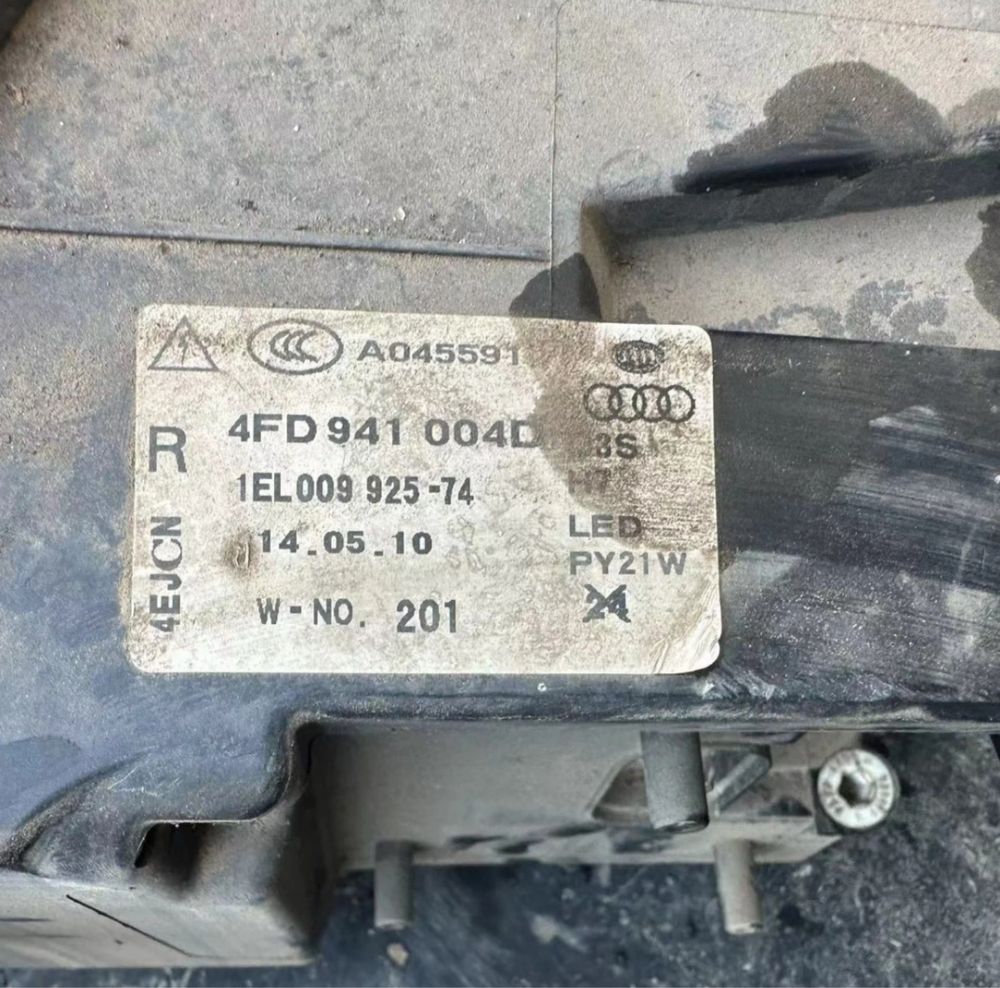 фара фари  ксенон рестайлінг лед audi a6 c6 2008-2011 шрот розборка