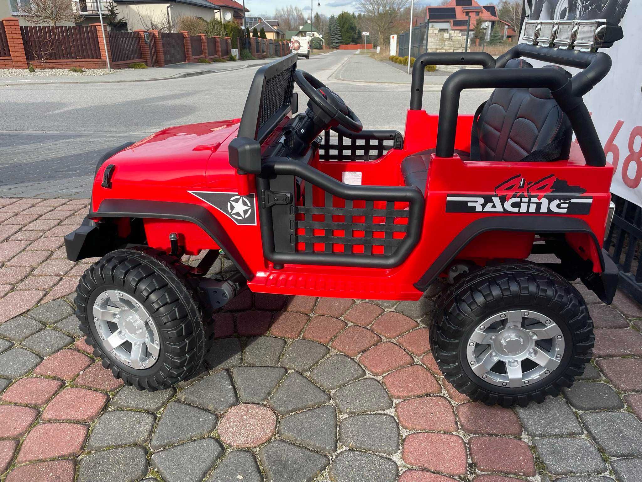 NOWY DUŻY JEEP Dwuosobowy samochód na akumulator dla dzieci 4x4 PILOT