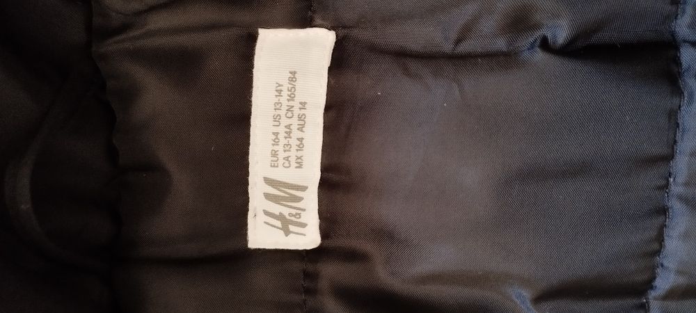H&M kurtka zimowa parka młodzieżowa