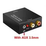 Conversor Audio Digital p/ Analógico RCA+Jack ou Analógico p/ Digital