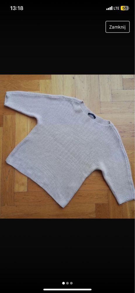 Beżowy sweterek Mohito
