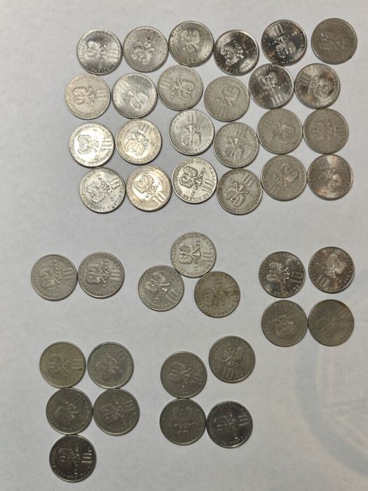 42 Monety Bolesław Prus 10 Złotych 1975 do 1984