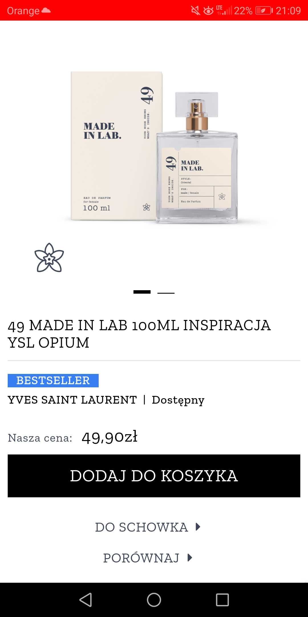 Perfumy Made in lab 49 Opium