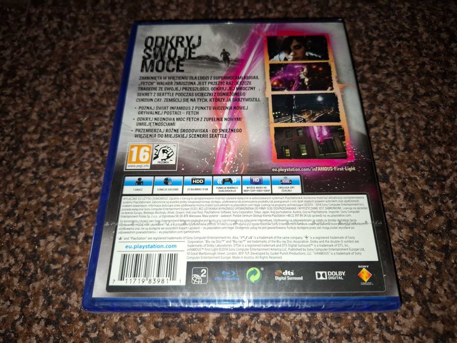 Infamous First Light PL [Nowa] Sony PS4