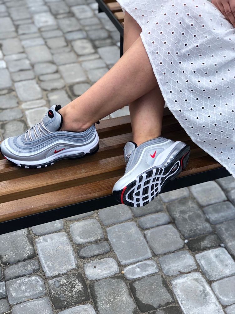 Женские Кроссовки Nike Air Max 97 silver