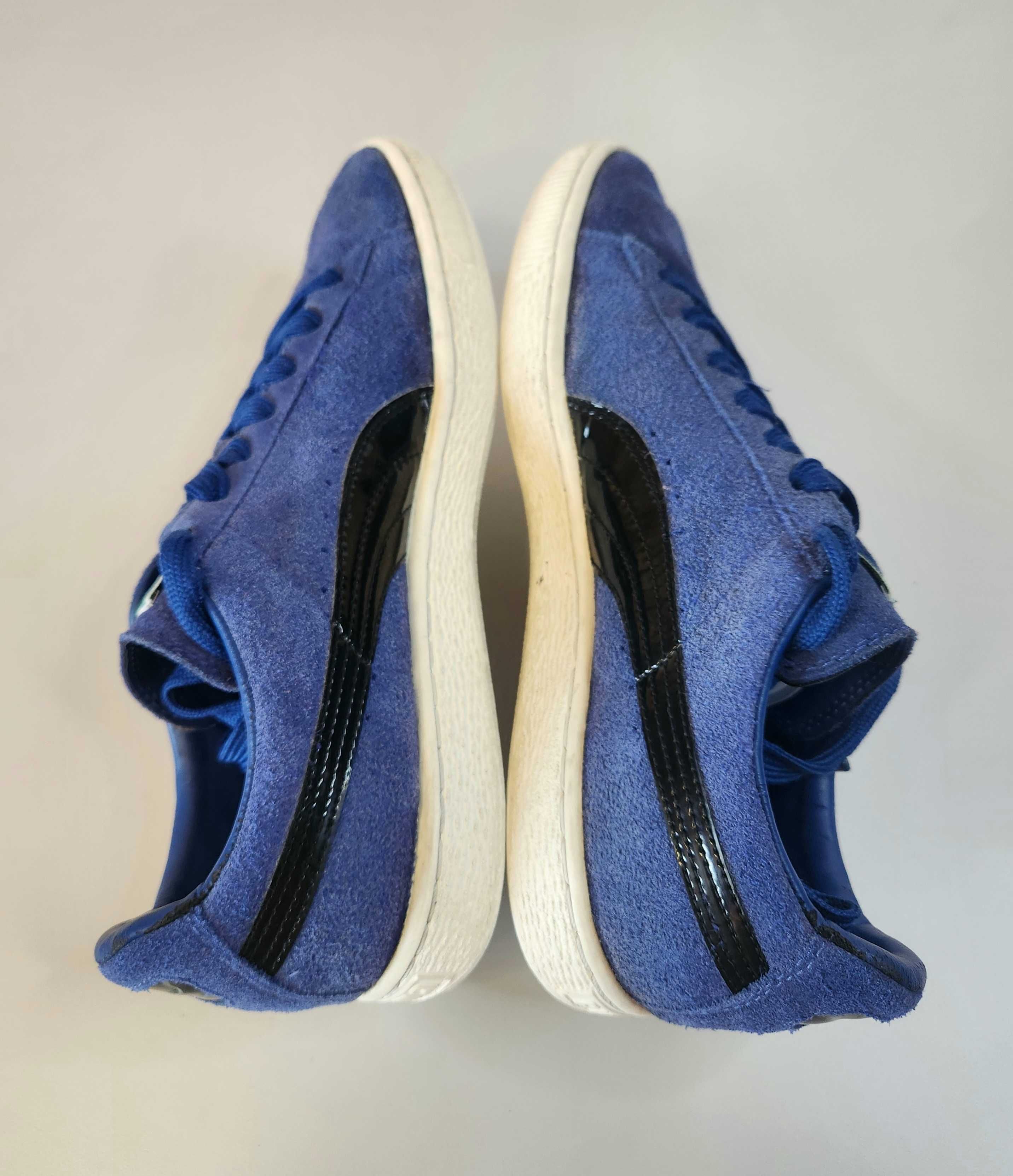 Puma Suede Niebieskie Zamszowe Męskie Buty Trampki Sneakersy 40,5