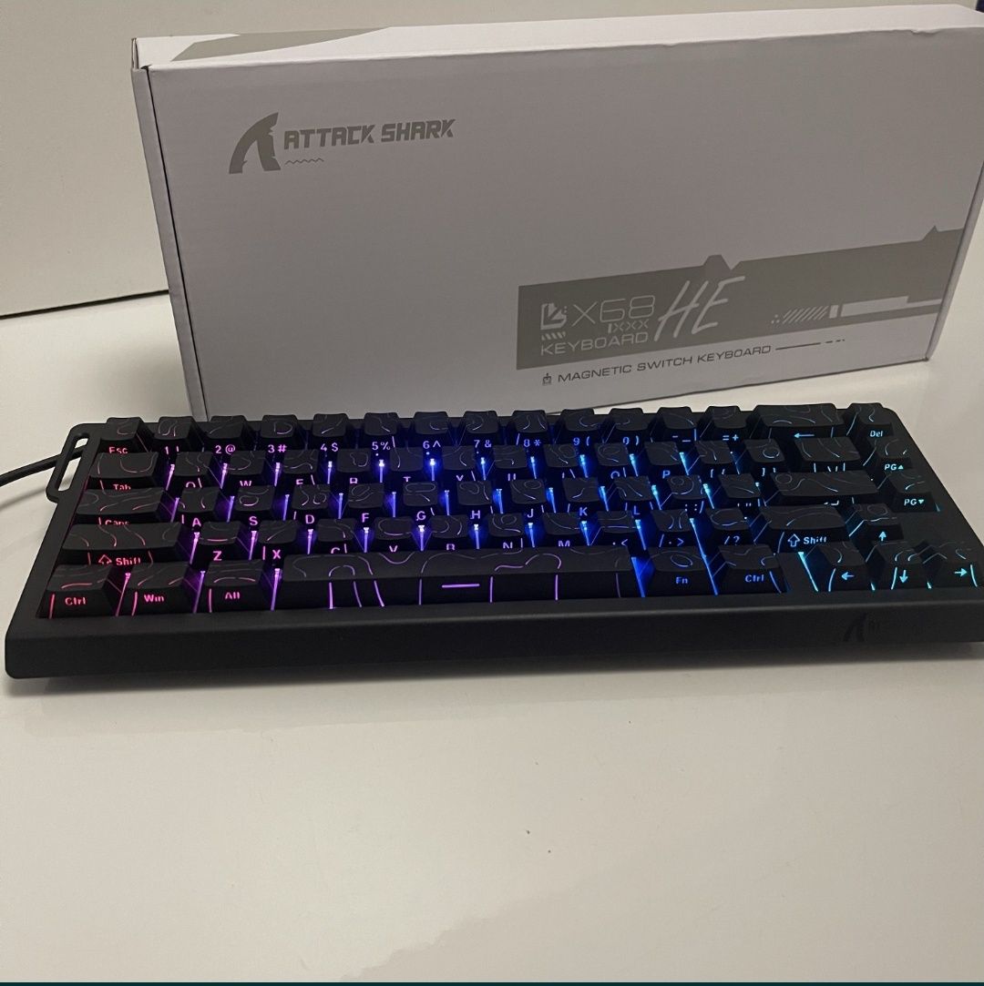 Клавиатура Attack shark x68 HE (МАГНІТНА)