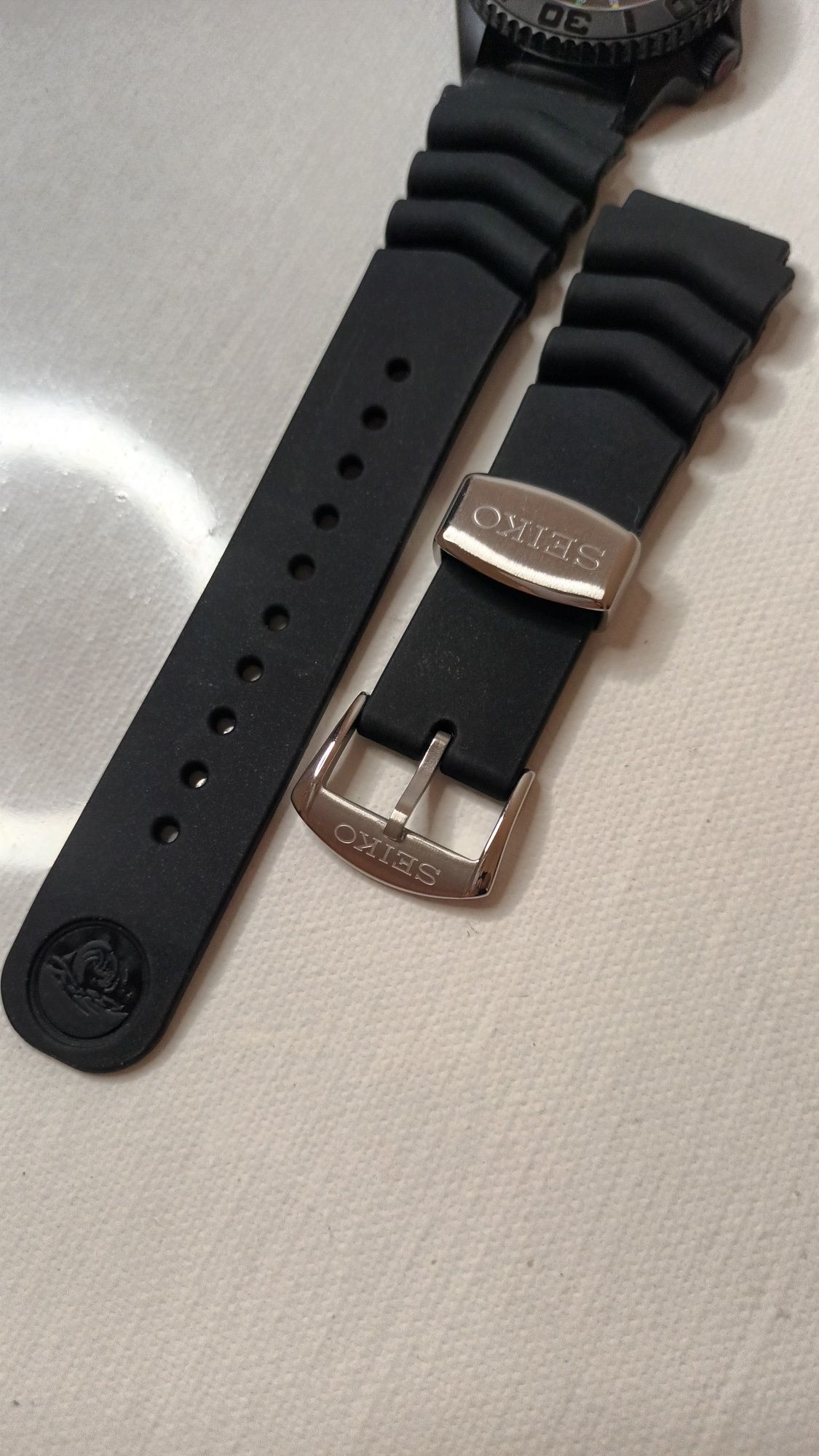 Braceletes em silicone para relogios Seiko SKX007, SKX009 SKX173