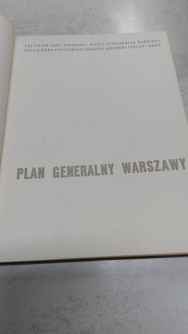 Plan generalny Warszawy. Janusz Zarzycki