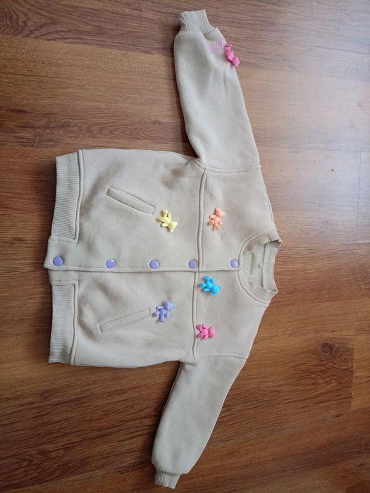 Bluza RoyalToddler 110 ciepła z misiami