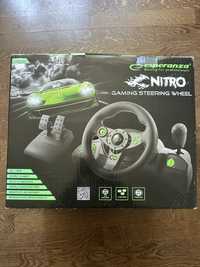 Кермо, руль для ігр. PC/PS3 esperanza nitro steering wheel driver