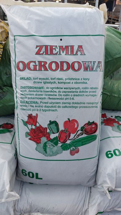 Kora sosnowa Ziemia ogrodowa Torf