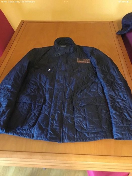 Blusão Barbour Steve McQueen M/L Azul