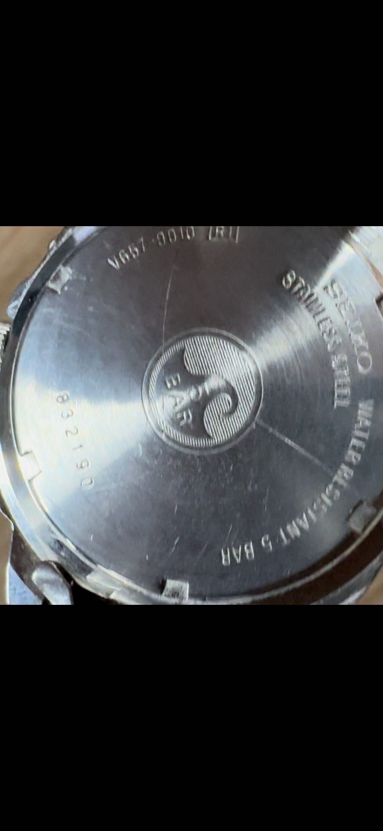 Relógio SEIKO cronometro a funcionar a funcionar na perfeição