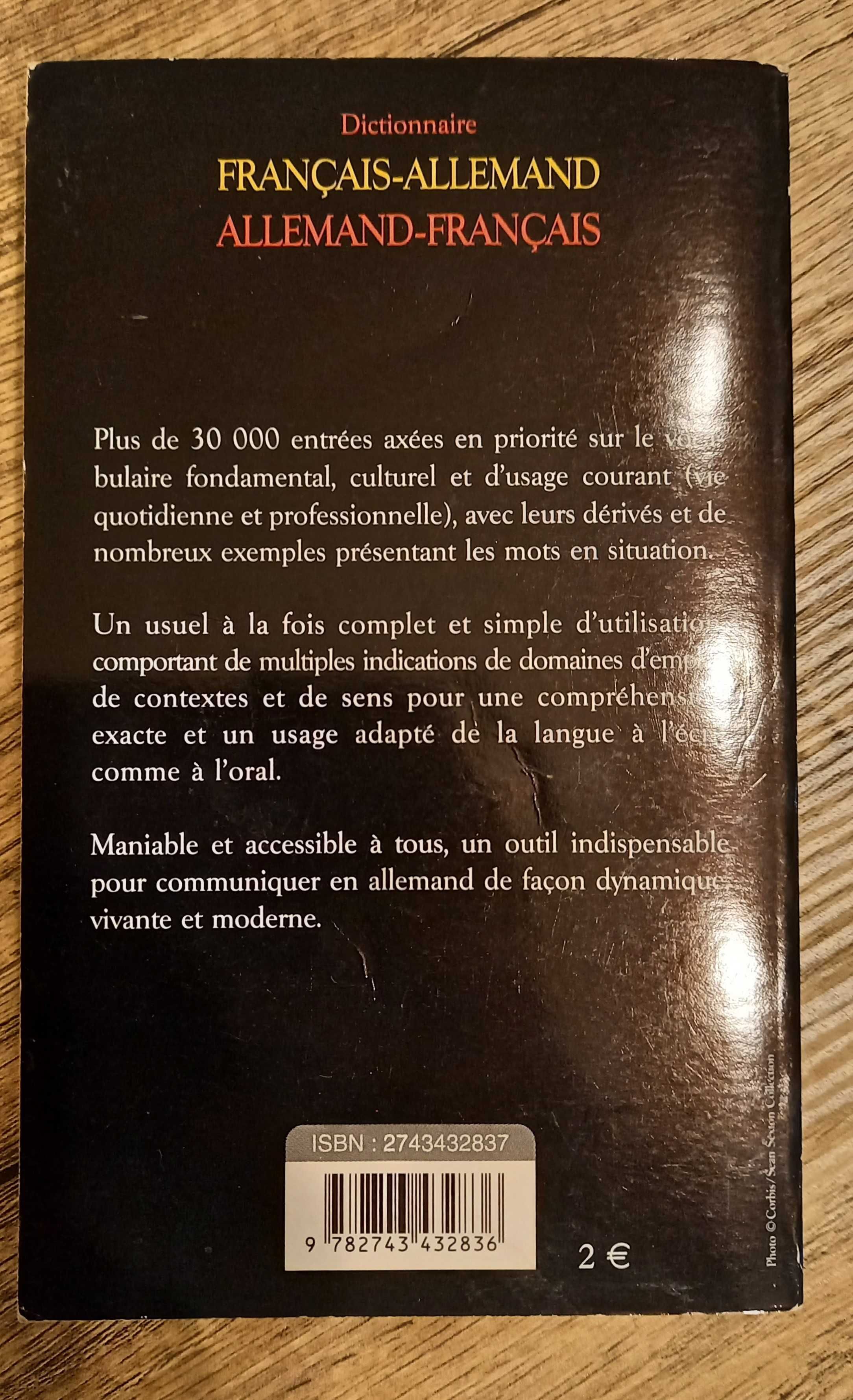 Dictionnaire Français-Allemand; Allemand-Français