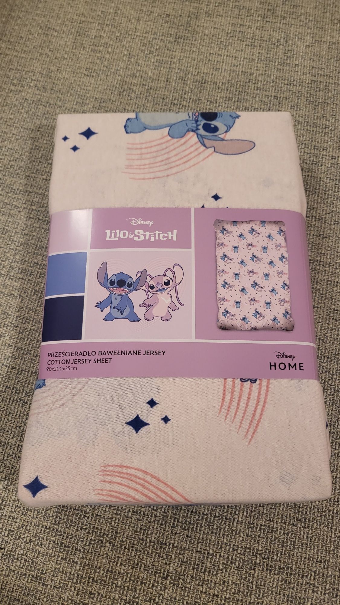 Przescieradlo lilo I stich 90x200