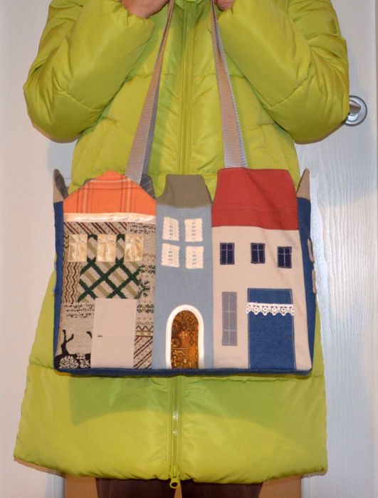 Oryginalna torba, torebka damska. Rękodzieło.