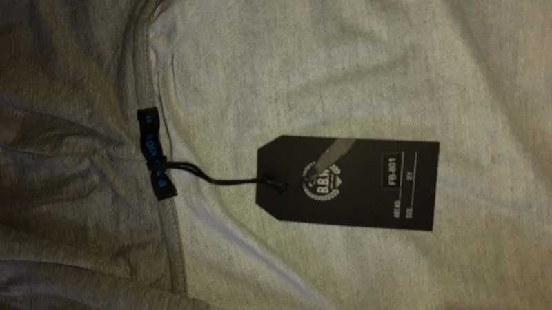 Nowa Bluza chłopięca szara r.122/128.