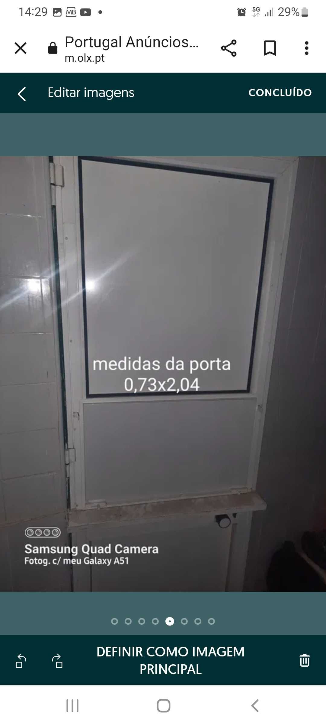 Portas em alumínio