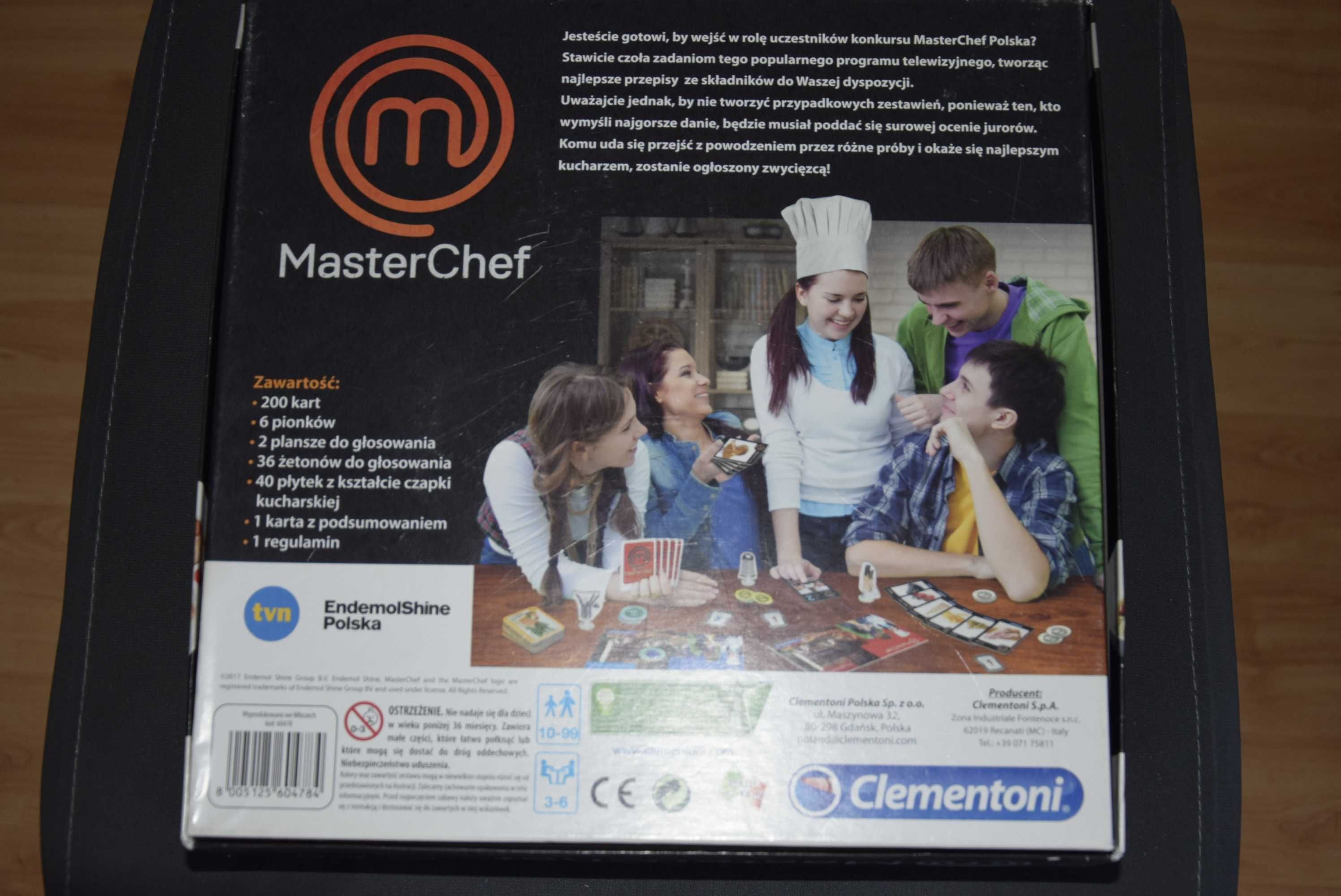 Gra kulinarna ,rodzinna Master Chef firmy Clementoni