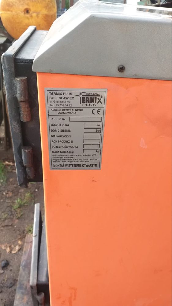 Kotłownia  kocioł co i dodatki