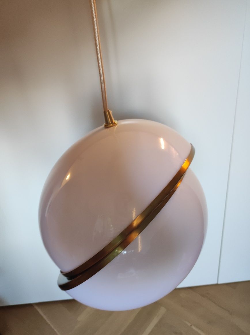 Lampa kula mleczna wisząca
