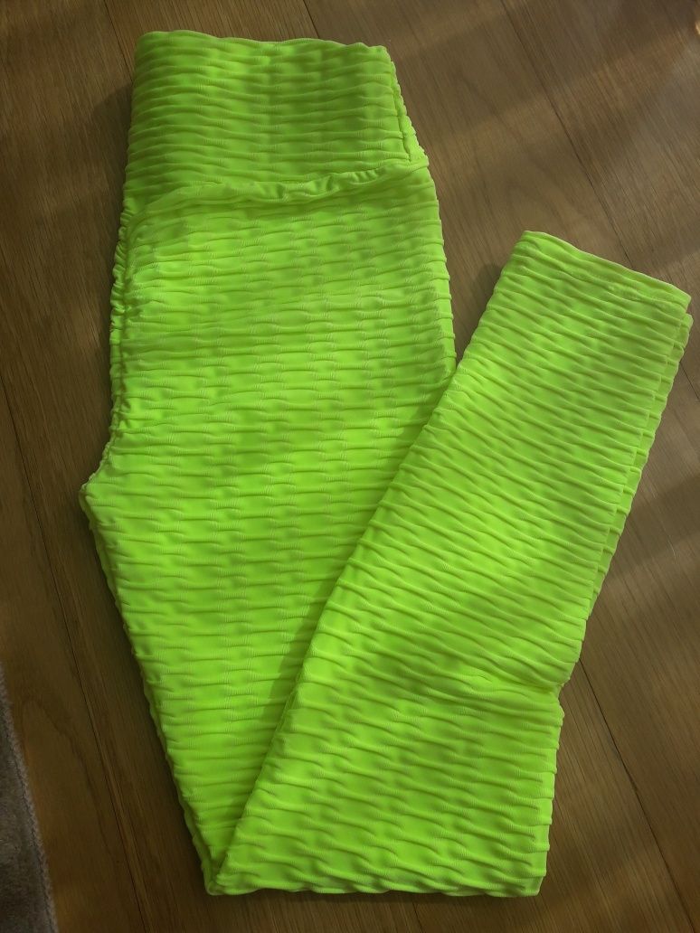 Leggings verde fluorescente