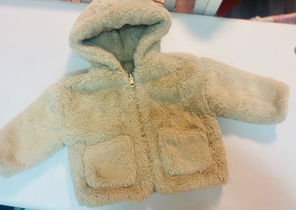 Курточка Тедди зима 2 в 1 размер 86/92 состояние идеальное