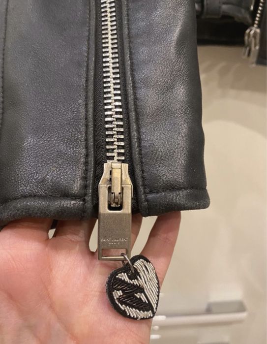 Yves Saint Laurent/YSL skóra,ramoneska,kurtka