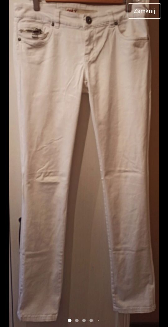 Białe spodnie Only r. 38 M