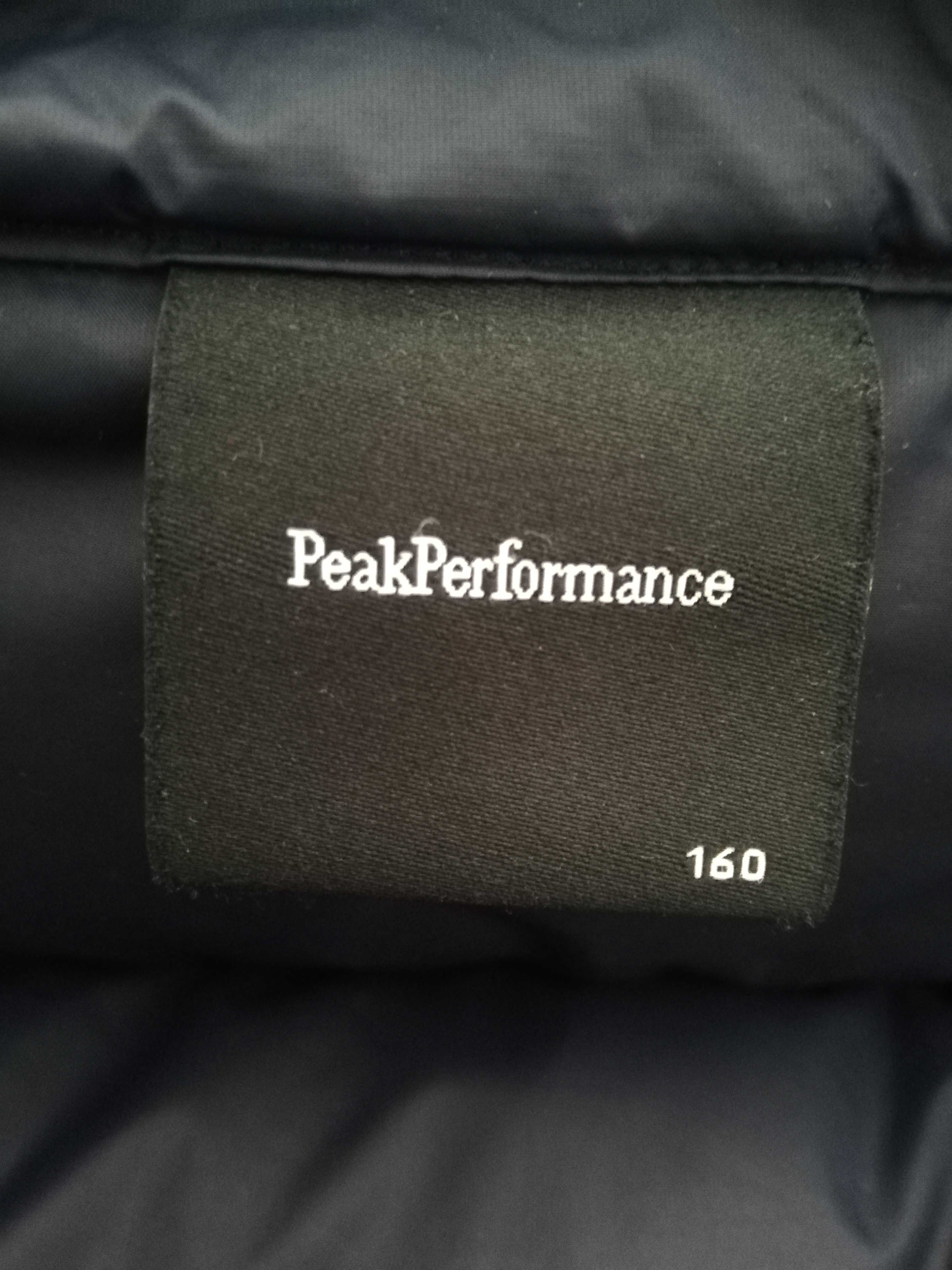 puchowa kurtka Peak Performance 160 xs 158 Pertex JRFROSTDJ