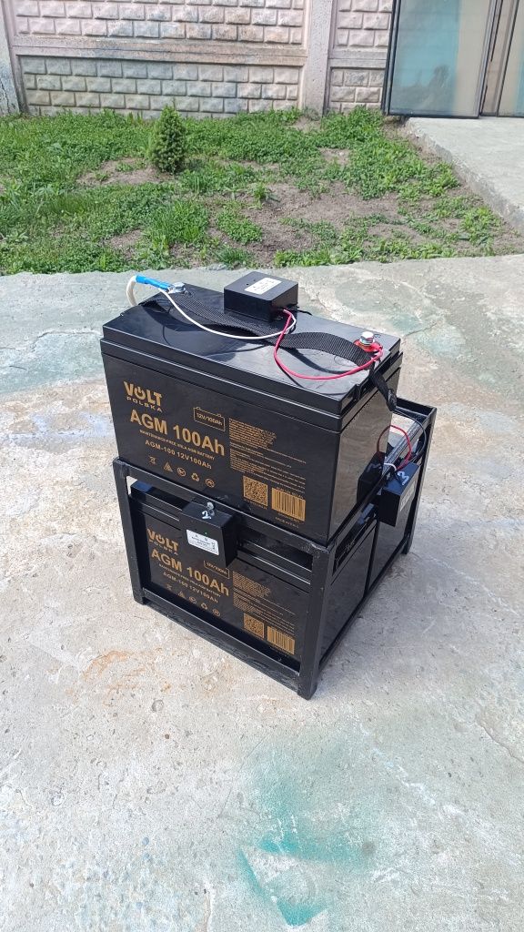 Акумулятори  Volt Polska AGM 12V 100Ah. Балансир для акумуляторів.